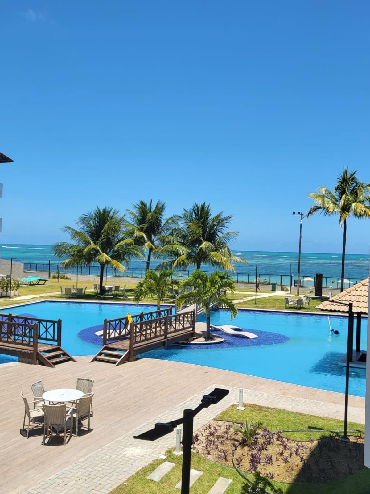 Appartamento Flat fantástico na Beira Mar em Tamandaré Esterno foto